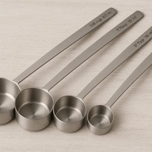 Long Handle Measuring Spoon Set for Deep Jars and Containers