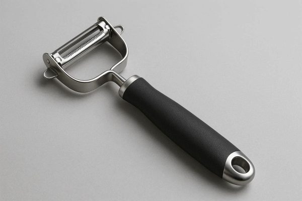 Stainless Steel Rotary Peeler with Non Slip Handle for Kitchen Use