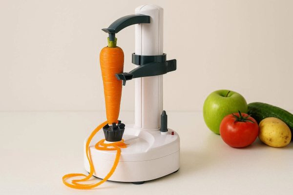 Electric Vegetable Peeler Automatic Rotating for Fruits and Vegetables